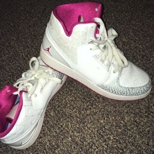 Nike Air Jordan 1 flight 3 white Pink Gray Jumpman